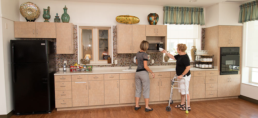 Kitchen used for Occupational Therapy