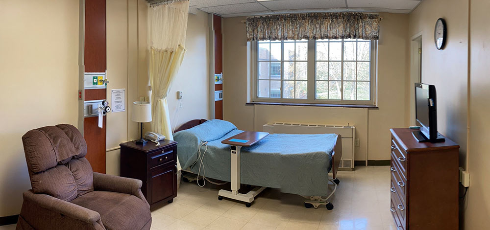 Example of a residents room at Healthwin